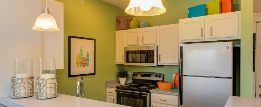 Kitchen in a Noblesville apartment